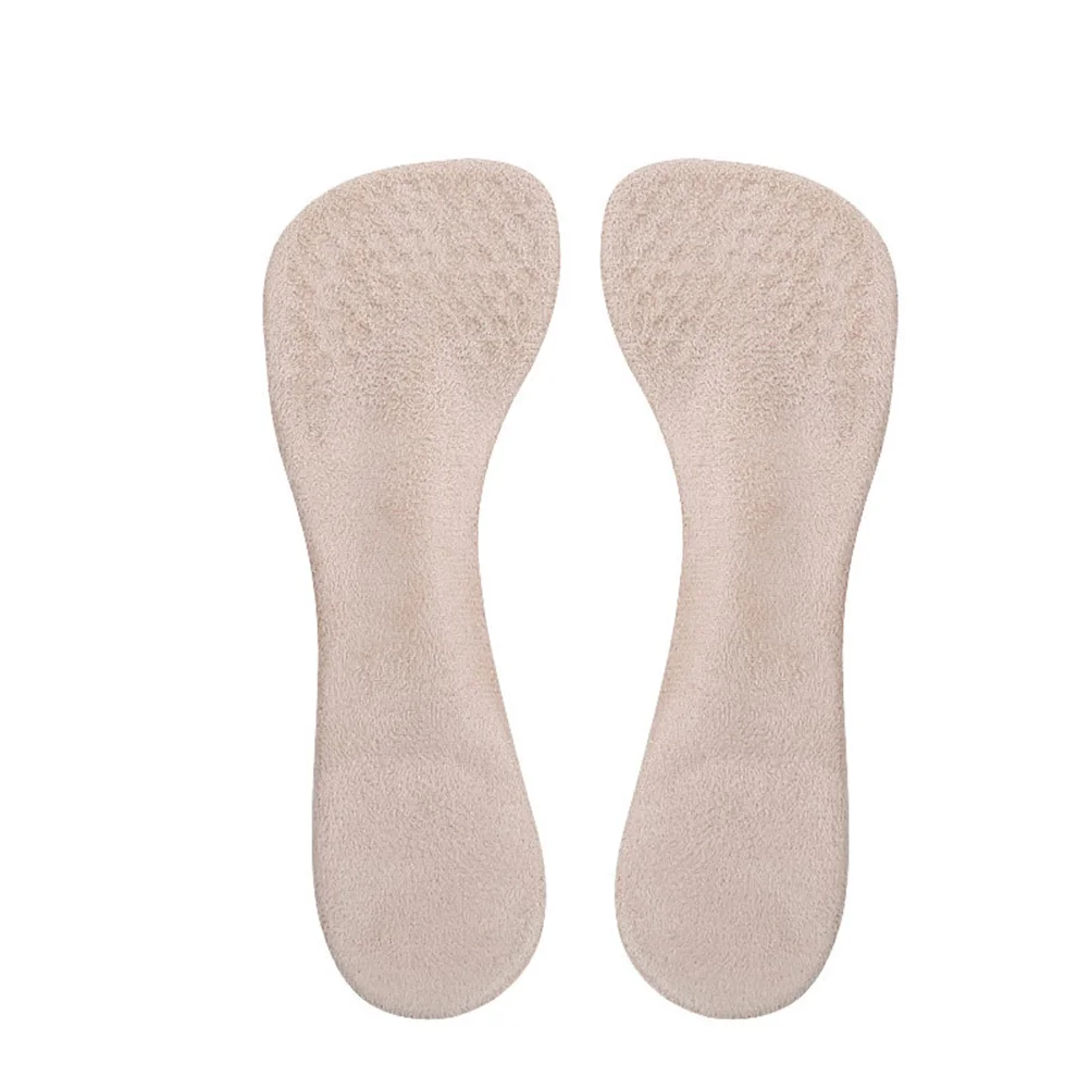 

3 Pairs Heel Inserts Arch Support Shoes Insoles Sweat Absorption Shoe- pad Cushions Anti- Heel Inserts For Loose Shoes Feet