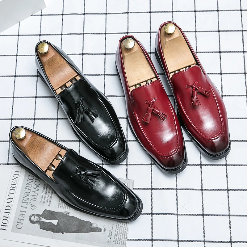 Men's Flat Designer dress shoes Men's Fringe Loafers Oxford Men's wedding party shoes
Men's Flat Designer dress shoes Men's Fringe Loafers Oxford Men's wedding party shoes