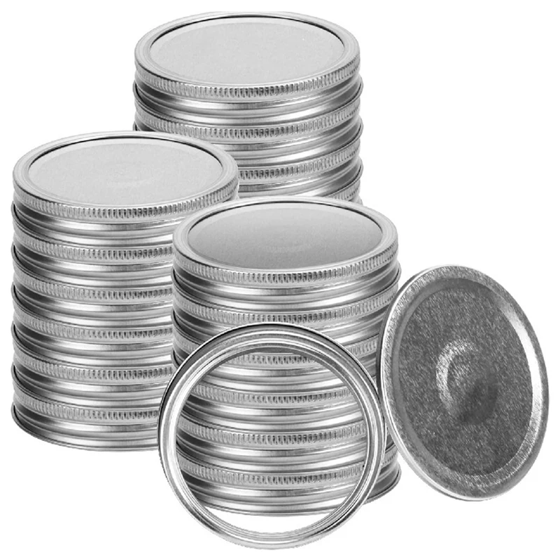 Mason Jar Lids And Rings For Ball Canning Jars Wide Mouth, Split-Type Lids Leak Proof, Reusable Canning Jar Lids Caps
Mason Jar Lids And Rings For Ball Canning Jars Wide Mouth, Split-Type Lids Leak Proof, Reusable Canning Jar Lids Caps