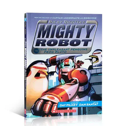 MiluMilu Original Children Popular Books Ricky Ricotta's Mighty Robot #9 Vs. The Unpleasant Penguins From Pluto Colouring
MiluMilu Original Children Popular Books Ricky Ricotta's Mighty Robot #9 Vs. The Unpleasant Penguins From Pluto Colouring