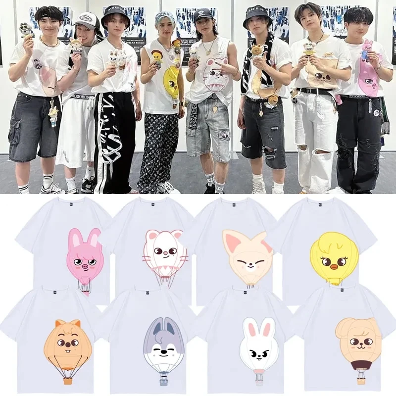 Kpop Stray Kids2023 5-STAR Man/Women Harajuku T-shirt Round Neck Short Sleeve Casual Unisex Streetwear COTTON Top
Kpop Stray Kids2023 5-STAR Man/Women Harajuku T-shirt Round Neck Short Sleeve Casual Unisex Streetwear COTTON Top