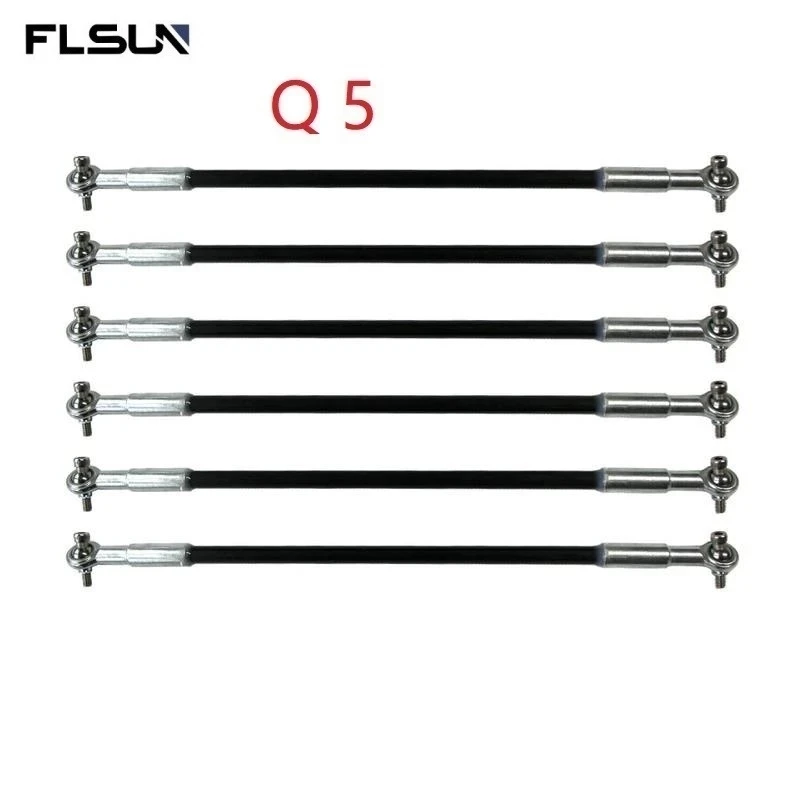 

Original FLSUIN 3D Printer QQ-S-PRO/SR/Q5 Parts Delta Kossel Fiber Carbon Push Rod Parallel Arm Set Accessories