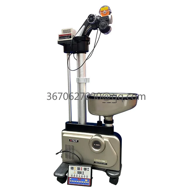 Y&T V989-2019 Professional Table Tennis Serve Machine Robot Floor-mounted Fully Automatic Training Partner Table Tennis Robot
Y&T V989-2019 Professional Table Tennis Serve Machine Robot Floor-mounted Fully Automatic Training Partner Table Tennis Robot