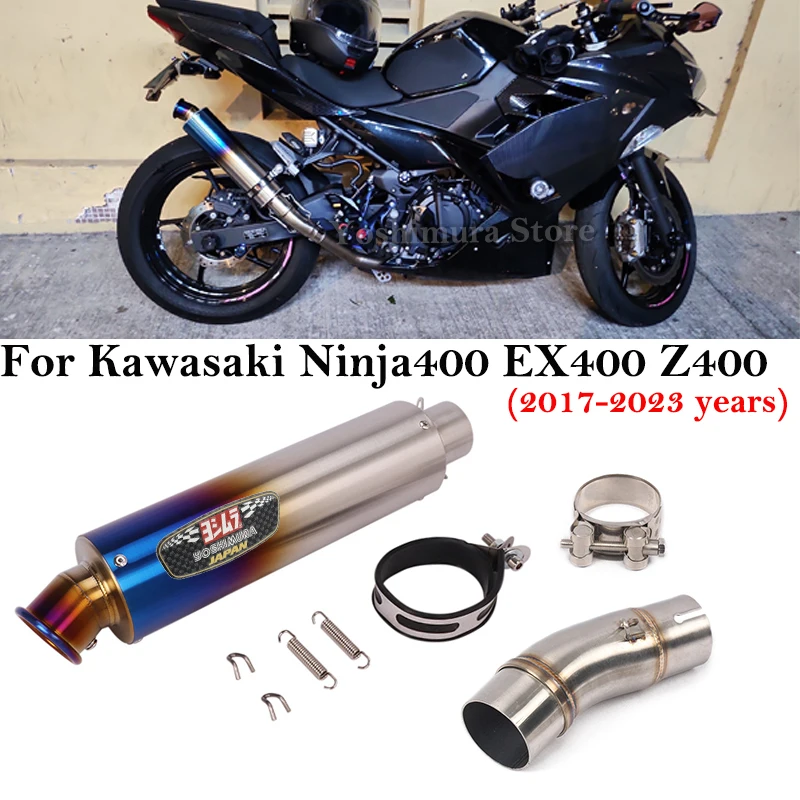 Выхлопная система Yoshimura для мотоциклов Kawasaki Ninja400 EX400 Z400 2017 - 2023
Выхлопная система Yoshimura для мотоциклов Kawasaki Ninja400 EX400 Z400 2017 - 2023