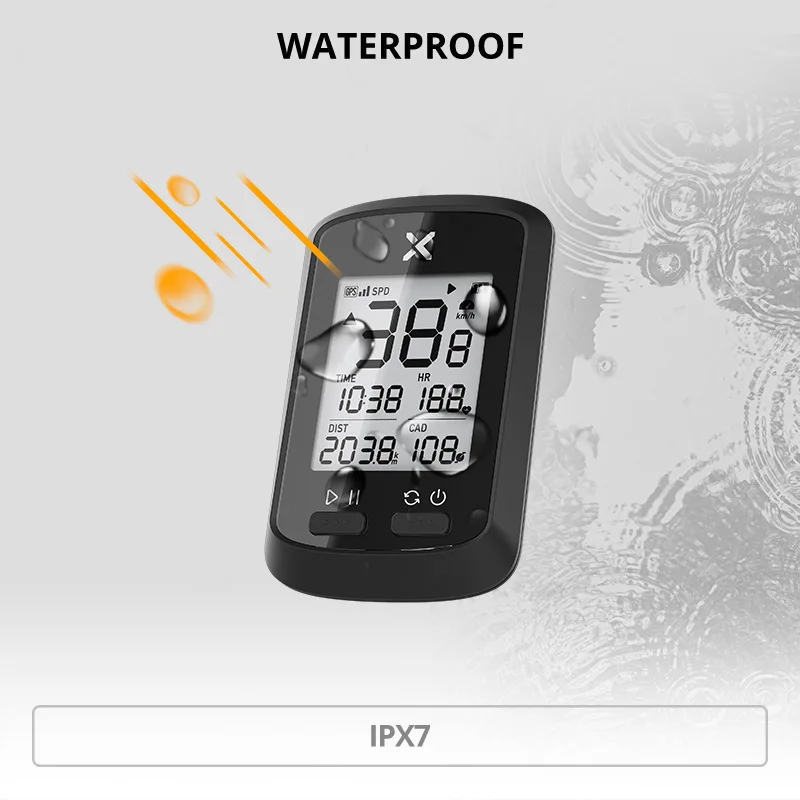 

Bicycle Cycling GPS Wireless Waterproof Speedometer Supports Multiple Languages Treading frequency heart rate speed code table