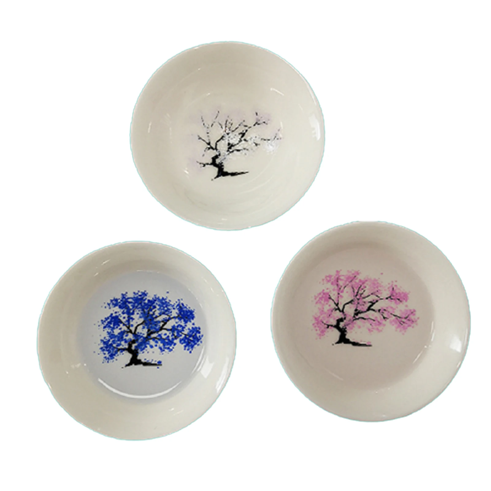 

Japanese Cherry Sake Cup Bowl Temperature Discoloration Color Change With Cold/Hot Water Christmas Dessert Plate