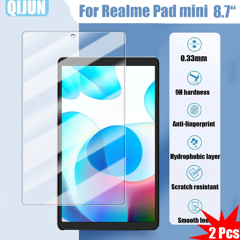 Пленка из закаленного стекла для планшета OPPO Realme Pad mini 8,7 дюйма, 2022, Взрывозащищенная и устойчивая к царапинам, водонепроницаемая, 2 шт., для RMP2105
Пленка из закаленного стекла для планшета OPPO Realme Pad mini 8,7 дюйма, 2022, Взрывозащищенная и устойчивая к царапинам, водонепроницаемая, 2 шт., для RMP2105