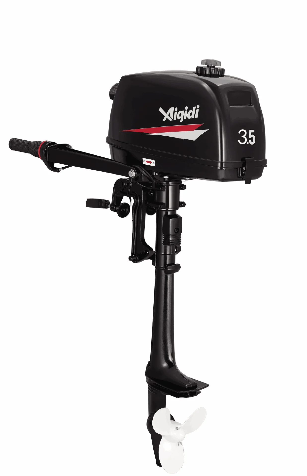 

New Arrive Aiqidi 2 Stroke 3.5 HP Water Cooled Gasoline Outboard Motor/ Outboard Motors/Rubber Boat Power Marine Engine
