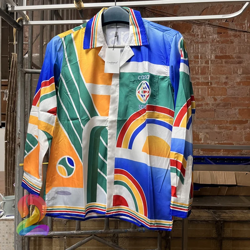 Hawaiian Style CASABLANCA Shirts Men Women Multicoloured Check Print Shirt 1:1 Casablanca Long Sleeve Casual Shirt
Hawaiian Style CASABLANCA Shirts Men Women Multicoloured Check Print Shirt 1:1 Casablanca Long Sleeve Casual Shirt
