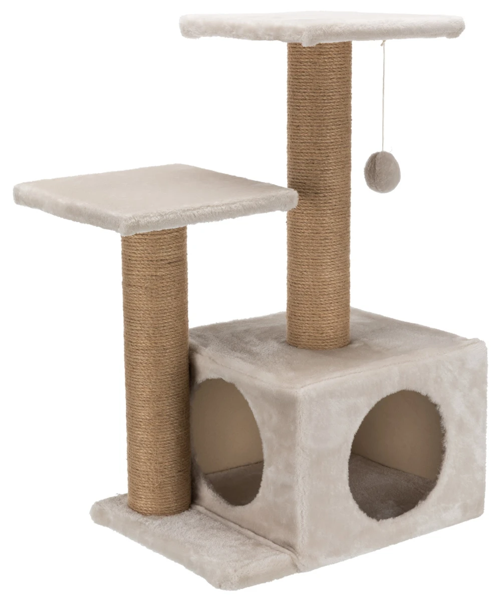 Valencia Plush & Sisal 3-Level 28" Tree with Scratching Posts & Condo, Light Gray-Greige
Valencia Plush & Sisal 3-Level 28" Tree with Scratching Posts & Condo, Light Gray-Greige