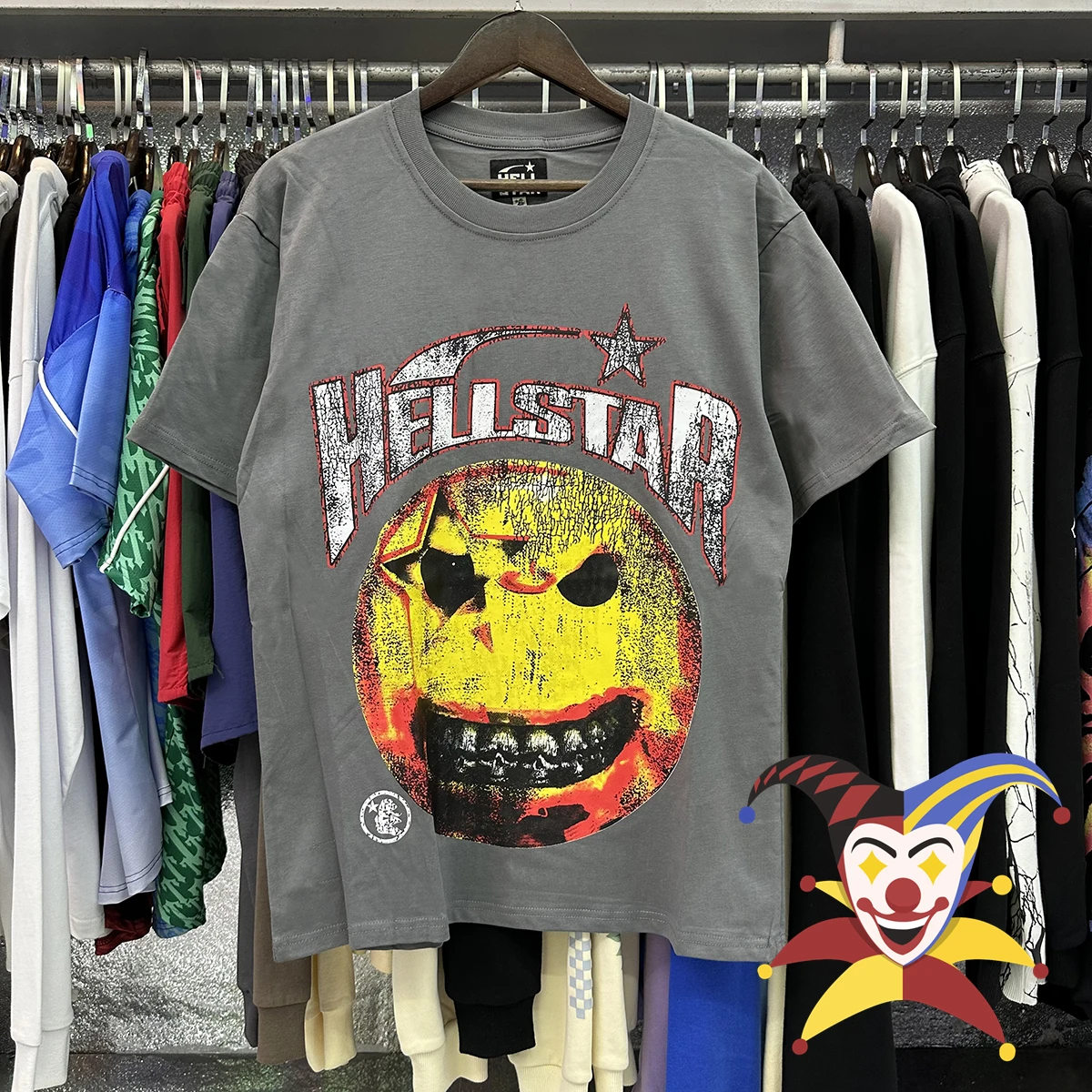Hellstar Smiling Evil T Shirt Men Women Vintage Black T-shirt Screen Tops Tee Short Sleeve
Hellstar Smiling Evil T Shirt Men Women Vintage Black T-shirt Screen Tops Tee Short Sleeve