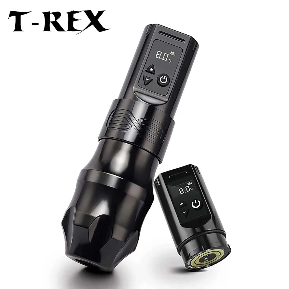 

T-Rex Professional Cordless Tattoo Machine Rotary Pen Powerful Coreless Motor 2400mAh Battery Suitable for Tattoo Artists