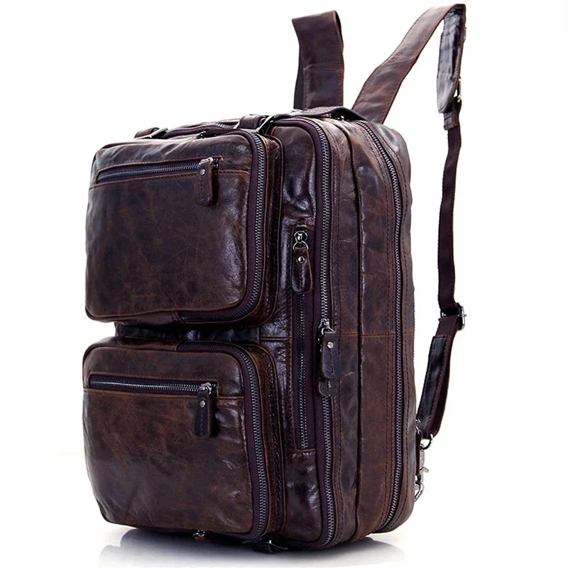 High Class Multi-Function Genuine Leather Backpack Men Travel School Bag male knapsack Rucksack Hiking Bagpack
High Class Multi-Function Genuine Leather Backpack Men Travel School Bag male knapsack Rucksack Hiking Bagpack