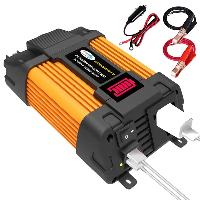 Car Power Inverter Portable Voltage Transformer Auto Charger Converter Power Inverter Safe Protections RV Inverter AC Outlet
Car Power Inverter Portable Voltage Transformer Auto Charger Converter Power Inverter Safe Protections RV Inverter AC Outlet