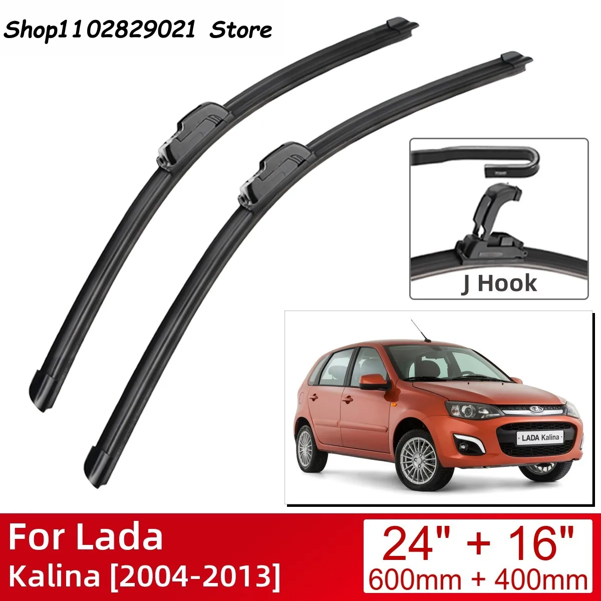 For Lada Kalina 2004-2013 24"+16" Car Accessories Front Windscreen Wiper Blade Brushes Wipers U Type J Hooks 2013 2012 2011
For Lada Kalina 2004-2013 24"+16" Car Accessories Front Windscreen Wiper Blade Brushes Wipers U Type J Hooks 2013 2012 2011