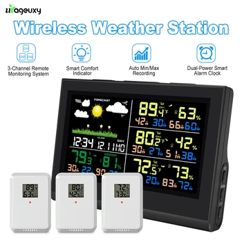 Smart Wireless Wetterstation mit 3 Sensoren