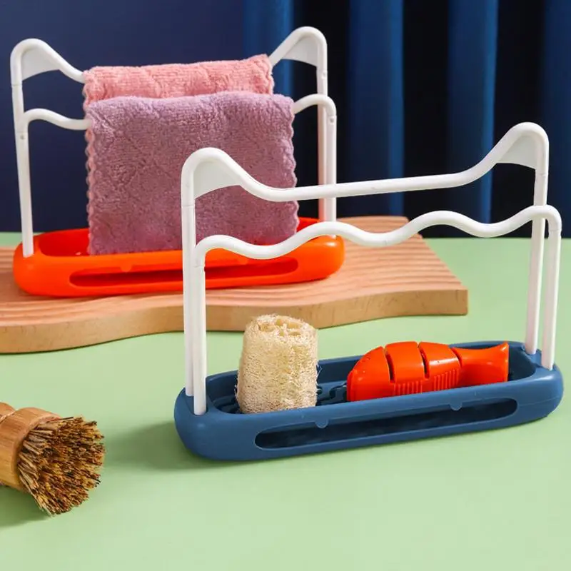 Sponge Holder Caddy Tray Drainer Rack Shape Kitchen Sink Organizer Portable Self Draining Holder For Dishcloth Drain Plugs
Sponge Holder Caddy Tray Drainer Rack Shape Kitchen Sink Organizer Portable Self Draining Holder For Dishcloth Drain Plugs