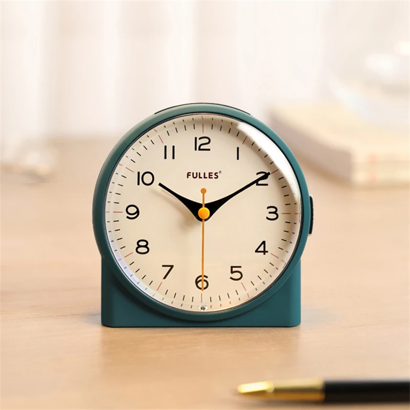 4'' Bedside ABS Alarm O'clock Modern Fashion Child Bedroom Night Light Mute Snooze Morning Call Clock Student Desktop Decoration
4'' Bedside ABS Alarm O'clock Modern Fashion Child Bedroom Night Light Mute Snooze Morning Call Clock Student Desktop Decoration