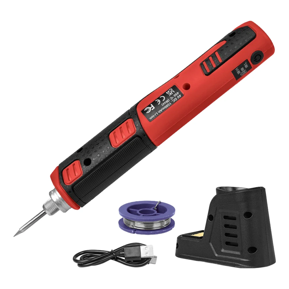 Brand New Soldering Iron Soldering Iron Set 1500mAh 450 ℃ Temperature Cordless Tin Electric USB Charging Welder
Brand New Soldering Iron Soldering Iron Set 1500mAh 450 ℃ Temperature Cordless Tin Electric USB Charging Welder