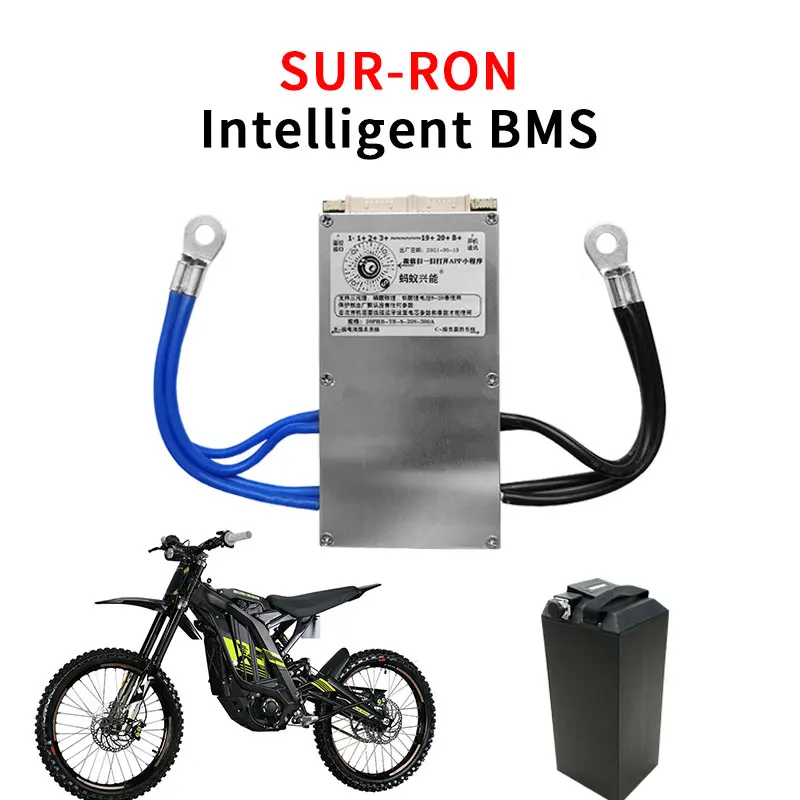 For SURRON Light Bee X S Battery Ant BMS 60V 72V 16S 17S 20S 300A 400A RS485 Module Bluetooth Large Capacity DIY SUR-RON
For SURRON Light Bee X S Battery Ant BMS 60V 72V 16S 17S 20S 300A 400A RS485 Module Bluetooth Large Capacity DIY SUR-RON