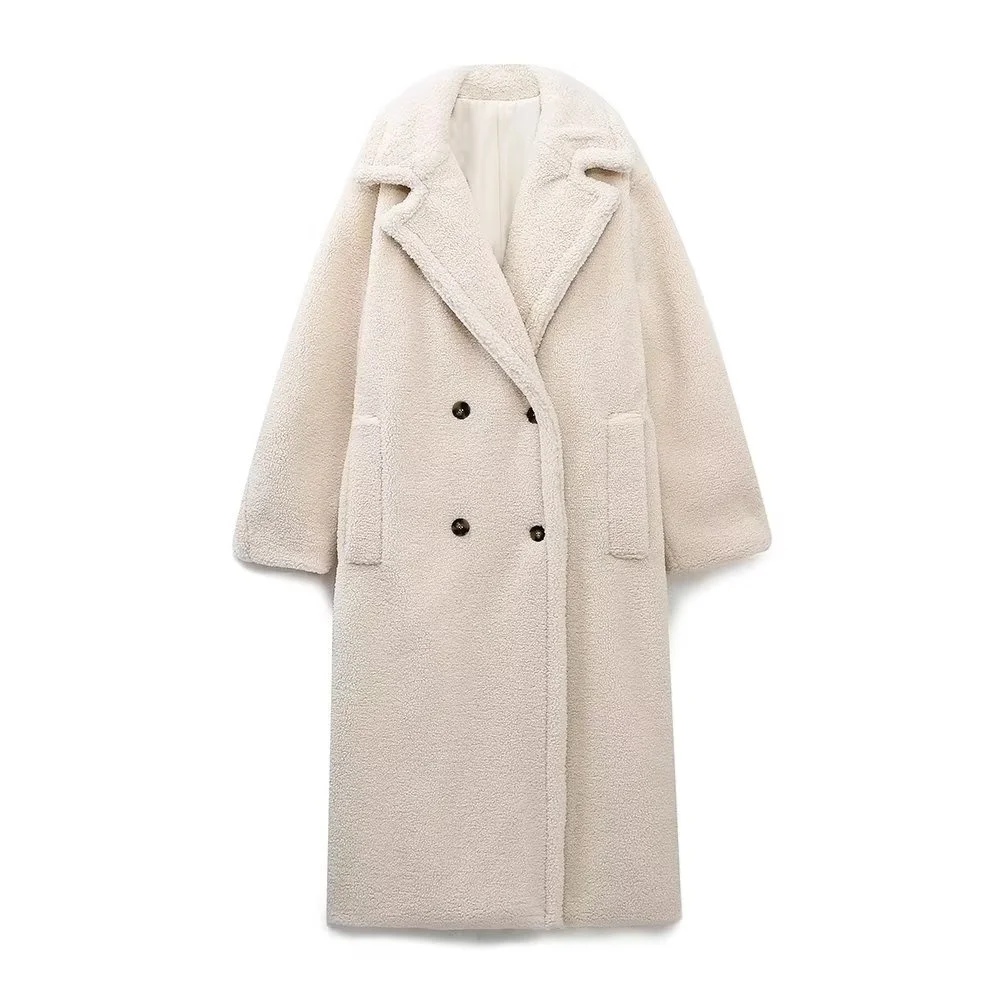 Autumn and winter new women's clothing 2023 beige lapel mid-length thickened double-breasted thickened warm coat jacket 1255766
Autumn and winter new women's clothing 2023 beige lapel mid-length thickened double-breasted thickened warm coat jacket 1255766