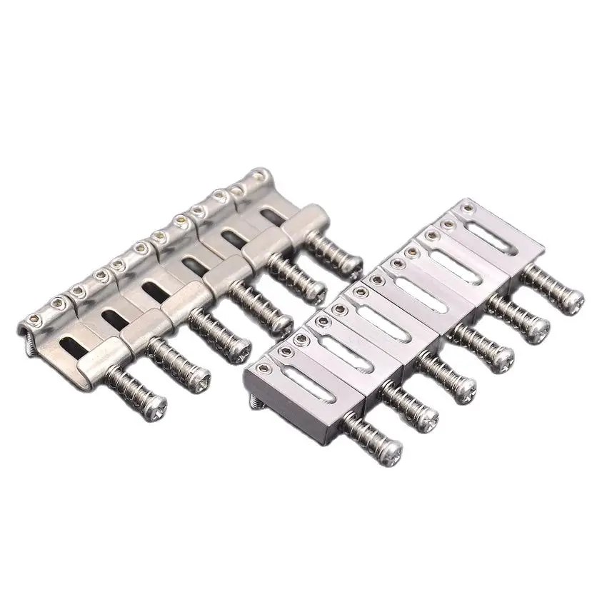 1 Набор 10,5 мм/10,8 мм/11,3 мм мост для электрогитары из нержавеющей стали/титанового сплава (TC4)
1 Набор 10,5 мм/10,8 мм/11,3 мм мост для электрогитары из нержавеющей стали/титанового сплава (TC4)