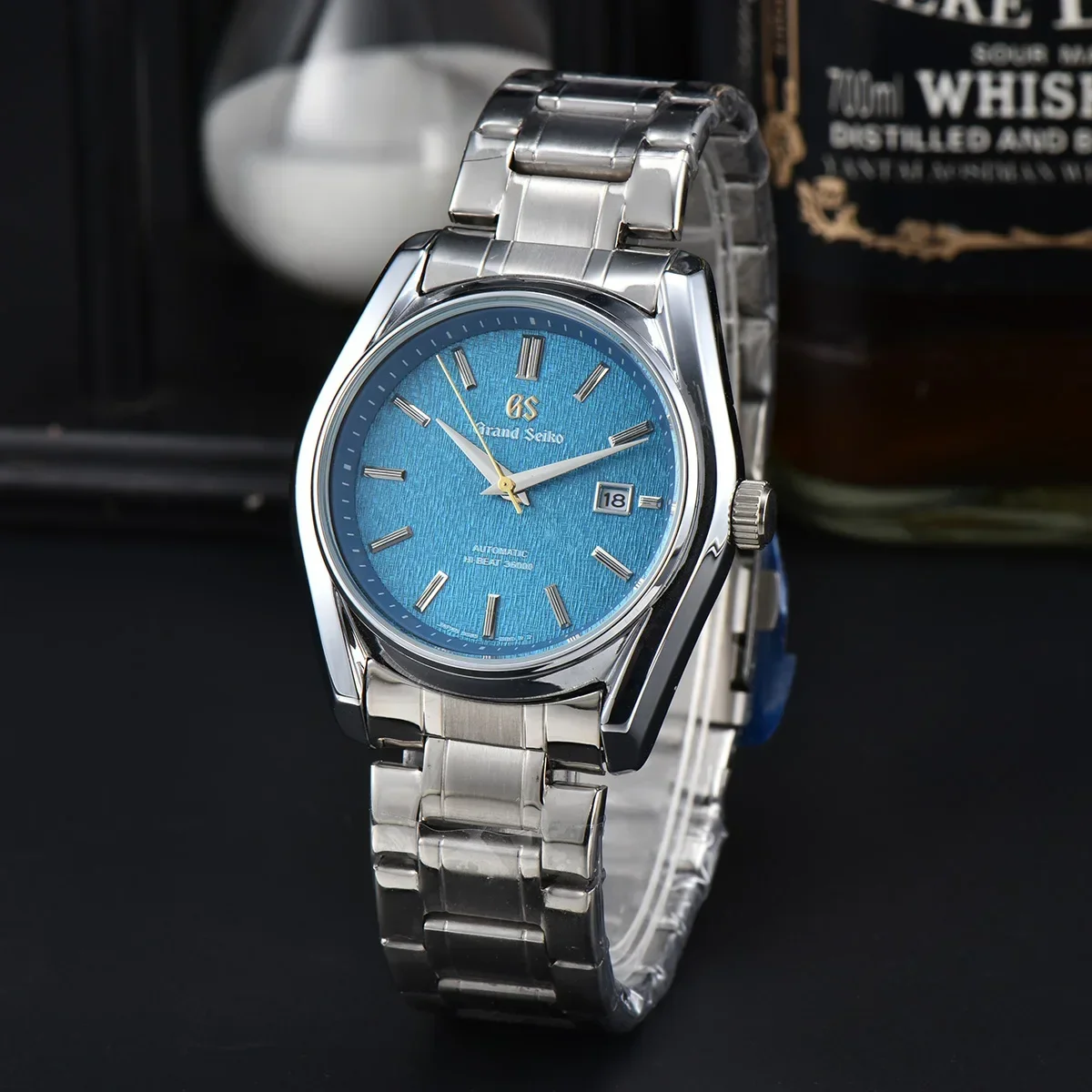 

Новые роскошные брендовые кварцевые часы Grand Seiko SLGC001G Tentagraph Evolution 9 коллекция со стальным ремешком хронограф AAA для мужчин