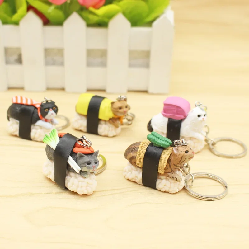1pc Cute Cartoon Cat and Sushi Keychain Car Auto Keyring Metal Keychain Key Ring Pendant for Women Random Color
1pc Cute Cartoon Cat and Sushi Keychain Car Auto Keyring Metal Keychain Key Ring Pendant for Women Random Color