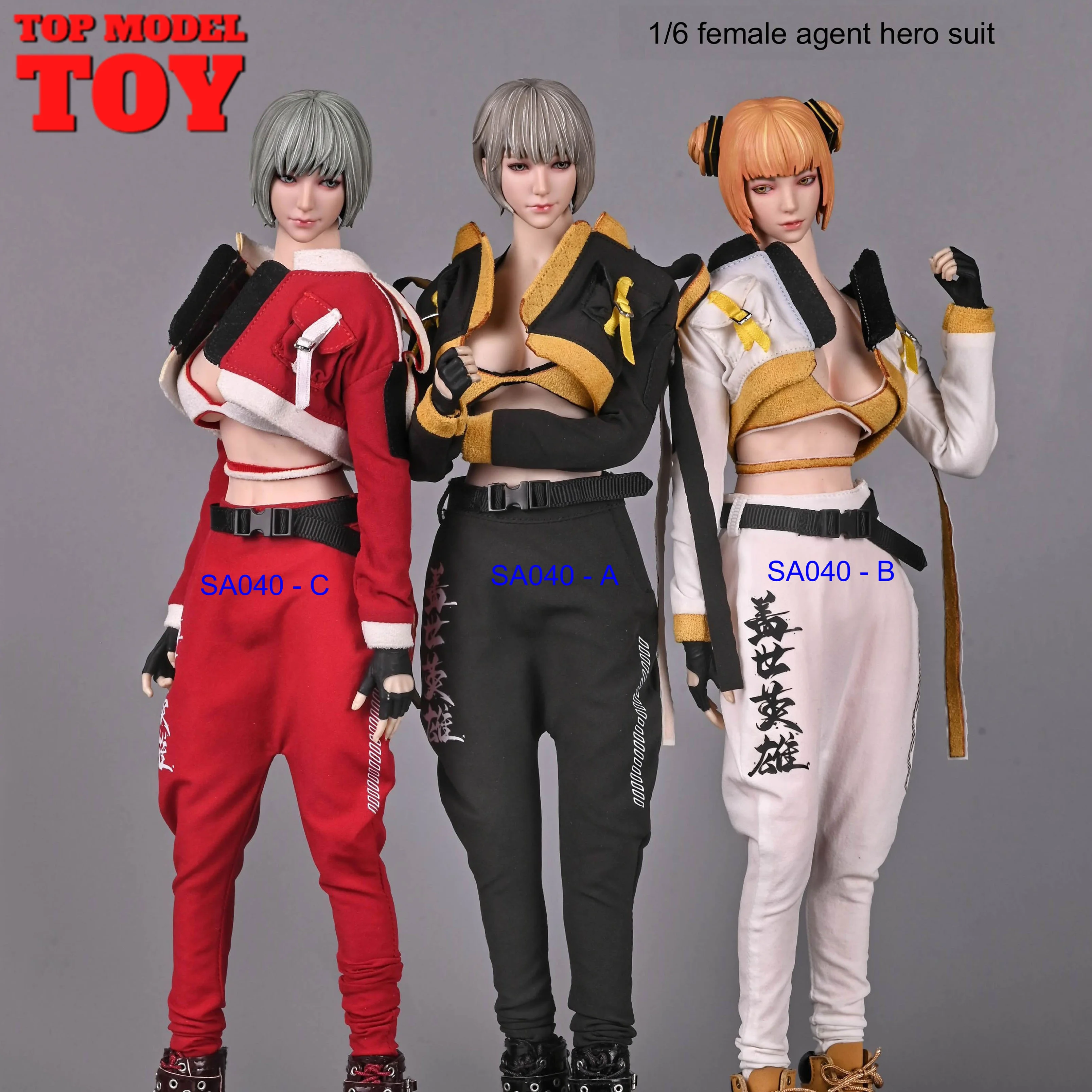 SA Toys SA040 1/6 Female Agent Hero Suit Short Coat Underwear Haren Pants Belt Clothes Model Fit 12'' Action Figure Body Dolls
SA Toys SA040 1/6 Female Agent Hero Suit Short Coat Underwear Haren Pants Belt Clothes Model Fit 12'' Action Figure Body Dolls
