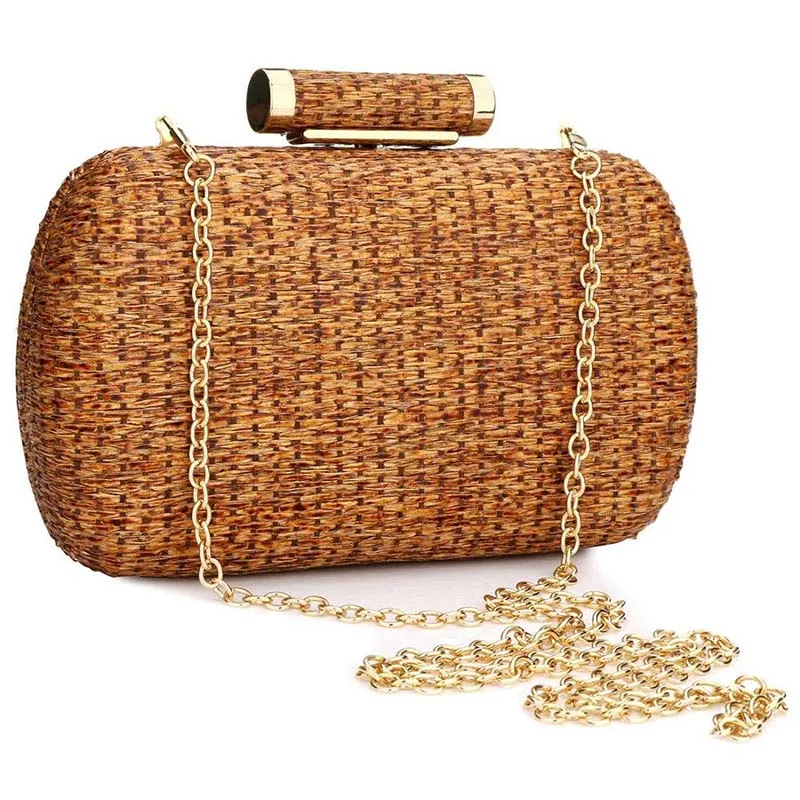 

YYW Straw Summer Clutch Bag Fashion Bolsa Feminina Women Bag Over Shoulder Clutch Female Evening Handbag Prom Evening Party Sac