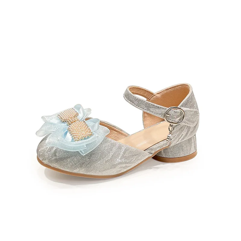 New Children High Heels Girls Bow Pearl Princess Performance Dance Dress Party Student Kids Leather Shoes Princess Baby 5A
New Children High Heels Girls Bow Pearl Princess Performance Dance Dress Party Student Kids Leather Shoes Princess Baby 5A
