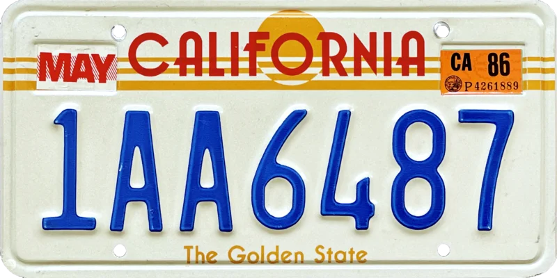 1980s California Golden State-Car License Embossed Plate Rusty Retro Garage Tin Signs Outatime Back To The Future Metal Stamping
1980s California Golden State-Car License Embossed Plate Rusty Retro Garage Tin Signs Outatime Back To The Future Metal Stamping