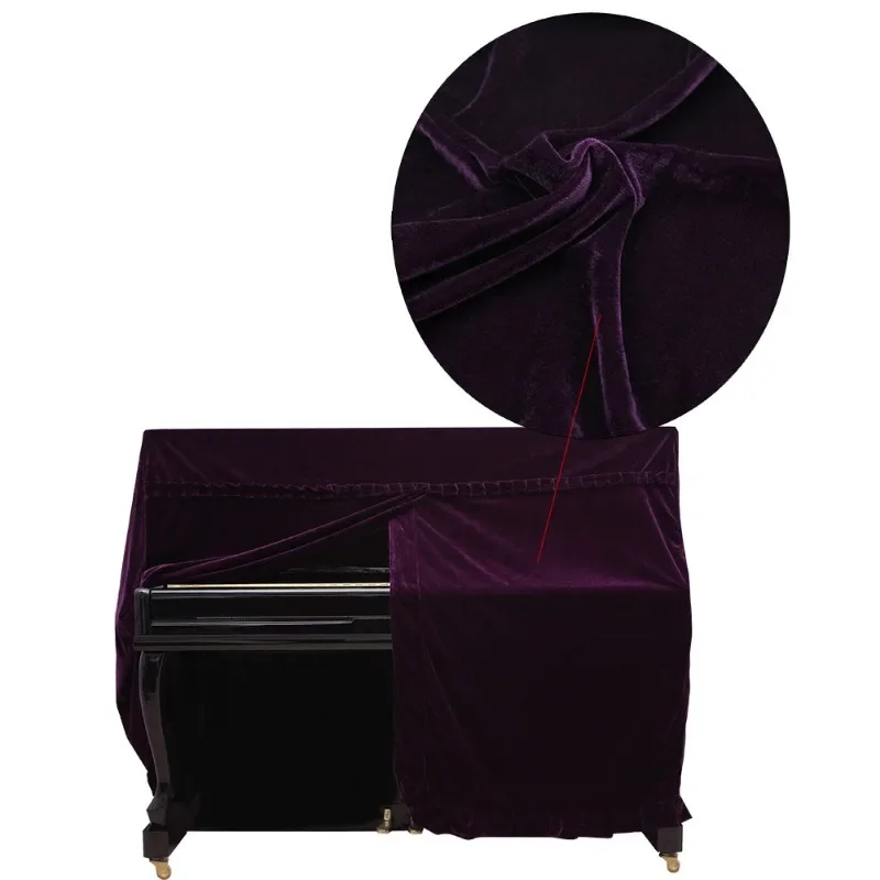 Piano cover golden velvet piano cover velvet cloth dust cover instrument accessories
Piano cover golden velvet piano cover velvet cloth dust cover instrument accessories