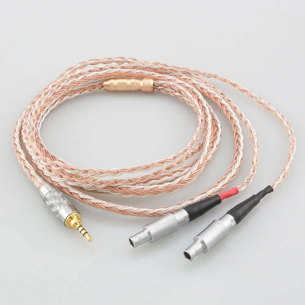 

HiFi 16 Core 99% 7N OCC Earphone Cable For Sennheiser HD800 HD800s HD820s HD820 Enigma Acoustics Dharma D1000 Headphone