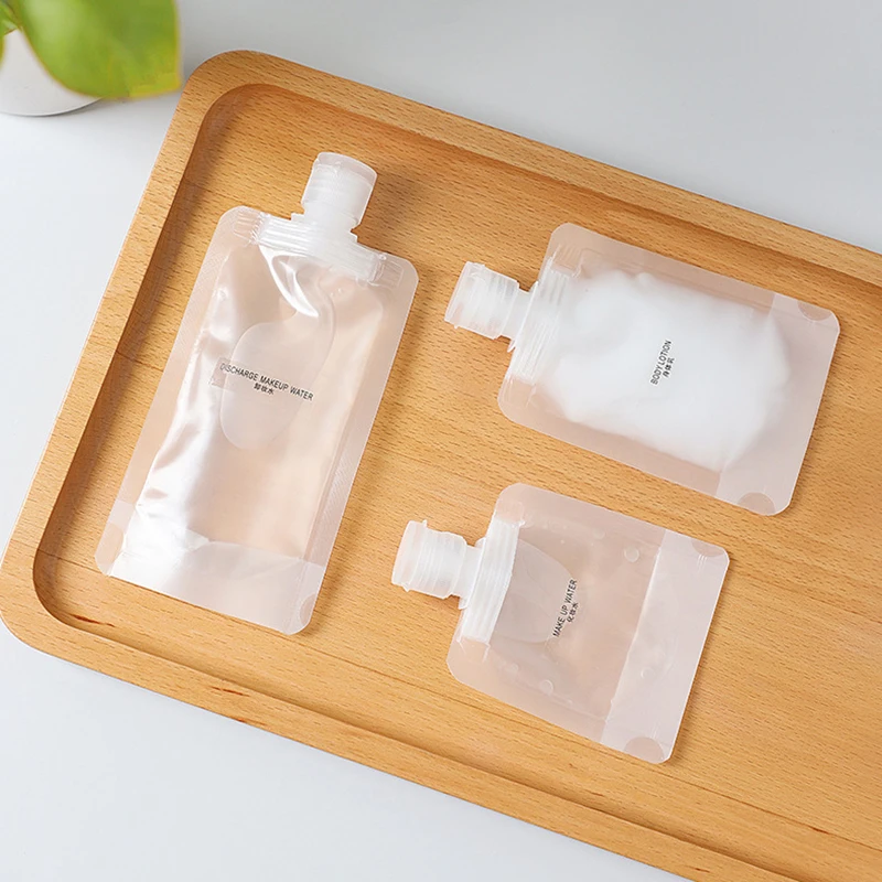 1pcs Transparent Refillable Flip Cap Packaging Bag Plastic Stand Up Spout Pouch Portable Travel Liquid Dispenser Makeup Pack
1pcs Transparent Refillable Flip Cap Packaging Bag Plastic Stand Up Spout Pouch Portable Travel Liquid Dispenser Makeup Pack