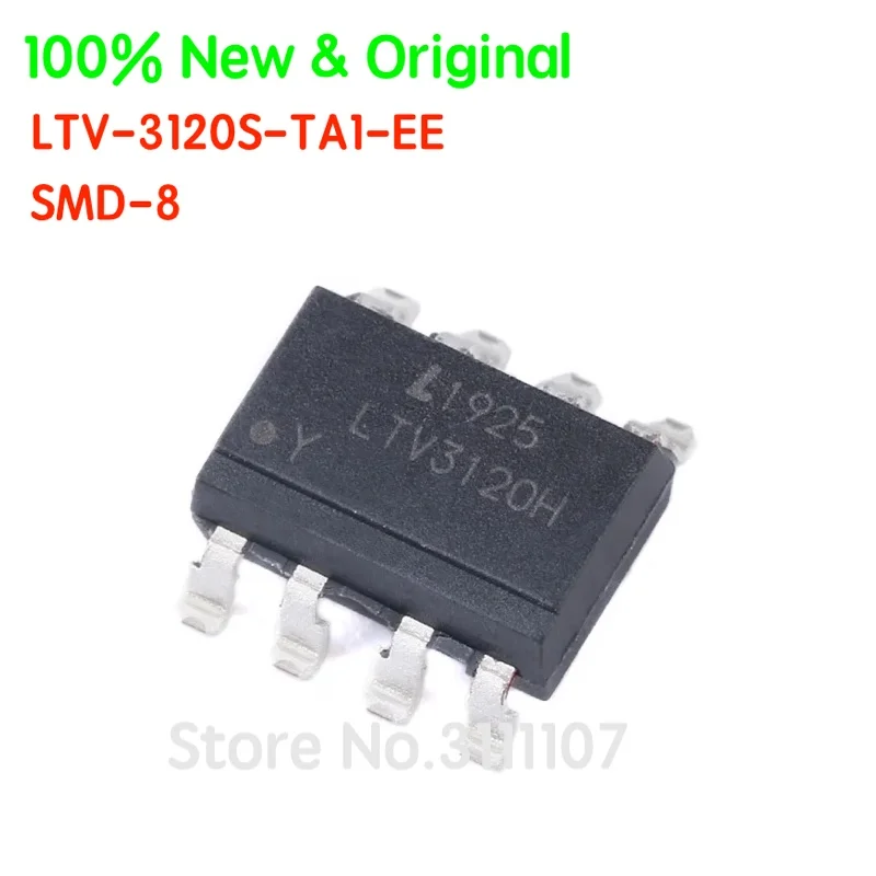 

10PCS/LOT LTV3120 LTV-3120S-TA1-EE SMD-8 IGBT Gate Drive Optocoupler 100% New & Original