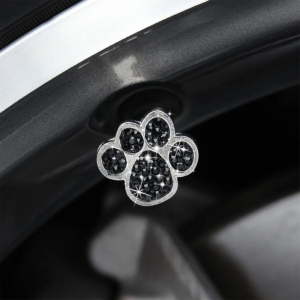 Cover Tire Valve Stem Cap 22x22x11mm 4PCS 4pcs/set 4x Accessories Bear Paw Shape Car Cute Replacement Rhinestone
Cover Tire Valve Stem Cap 22x22x11mm 4PCS 4pcs/set 4x Accessories Bear Paw Shape Car Cute Replacement Rhinestone