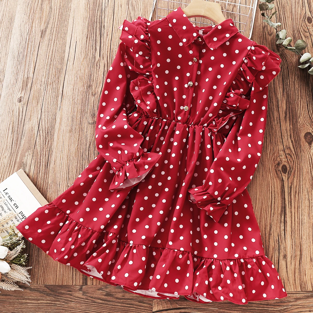 Teenagers School Spring Preppy Dot Girls Dress Student Dresses for Kids Costume Children Clothes Vestidos 4 6 8 9 10 12 14 Years
Teenagers School Spring Preppy Dot Girls Dress Student Dresses for Kids Costume Children Clothes Vestidos 4 6 8 9 10 12 14 Years