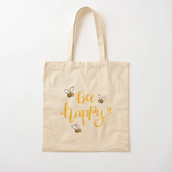 Bee Happy Cotton Canvas Bag Shoulder Bag Handbag Fabric Tote Foldable Designer Shopper Travel Ladies Grocery Reusable Fashion
Bee Happy Cotton Canvas Bag Shoulder Bag Handbag Fabric Tote Foldable Designer Shopper Travel Ladies Grocery Reusable Fashion
