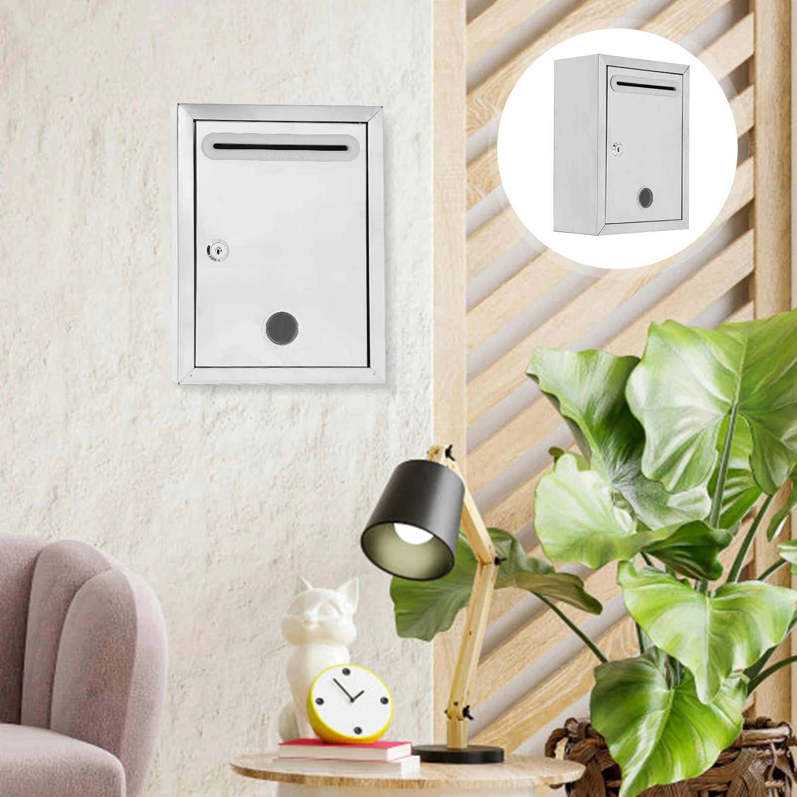 Letter Post Container Stainless Steel Mailbox School Wall Suggestion Collect Bin Office
Letter Post Container Stainless Steel Mailbox School Wall Suggestion Collect Bin Office