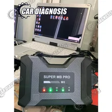 New for SUPER MB PRO M6 Wireless Star Diagnostic Tool + Lan Cable + OBD2 16pin Main Test Cable with CF C2 Laptop
New for SUPER MB PRO M6 Wireless Star Diagnostic Tool + Lan Cable + OBD2 16pin Main Test Cable with CF C2 Laptop