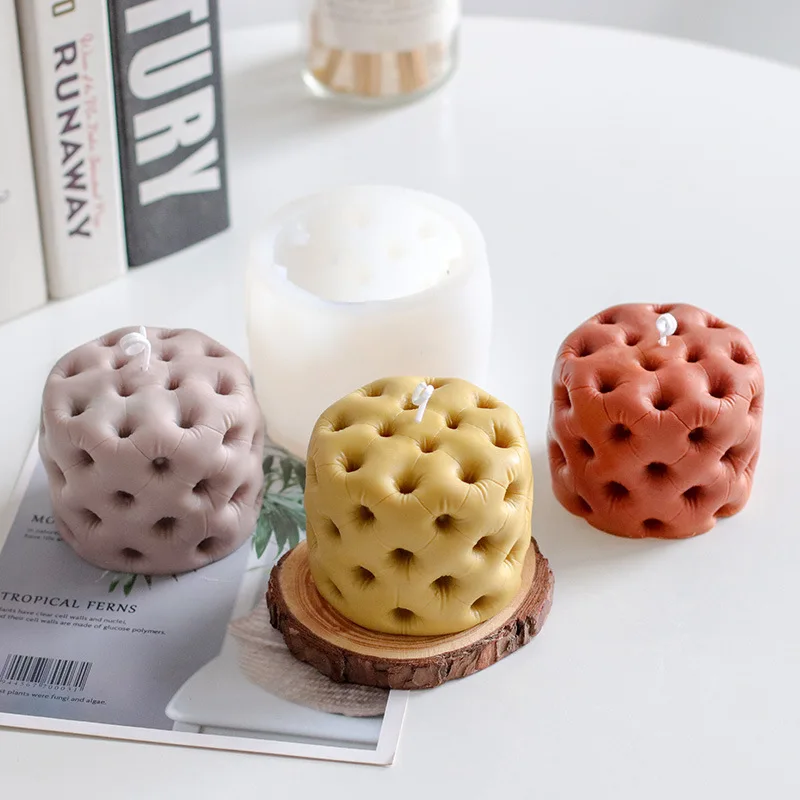 Creative Round Sofa Stool Candle Silicone Mold DIY 3D Cylindrical Honeycomb Aromatic Soap Candle Making Gifts Craft Home Decor
Creative Round Sofa Stool Candle Silicone Mold DIY 3D Cylindrical Honeycomb Aromatic Soap Candle Making Gifts Craft Home Decor