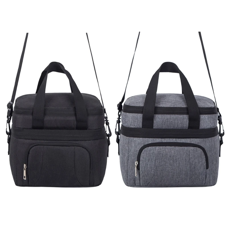 Cooler Bag with Liner, Double Layers Insulated Lunch Bags Box Soft-Sided Cooling Bag for Camping Outdoor Activity
Cooler Bag with Liner, Double Layers Insulated Lunch Bags Box Soft-Sided Cooling Bag for Camping Outdoor Activity