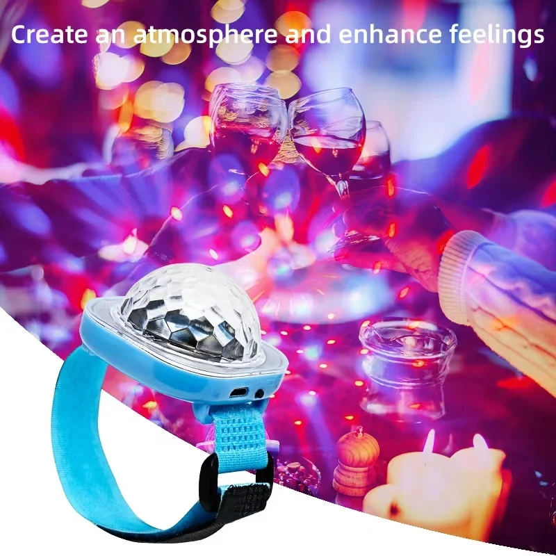 Portable LED Disco DJ Stage Light USB Rechargeable Colorful Magic Car Sucker Ambient Lamp Home Party Stage Bracelet Watch Light
Portable LED Disco DJ Stage Light USB Rechargeable Colorful Magic Car Sucker Ambient Lamp Home Party Stage Bracelet Watch Light