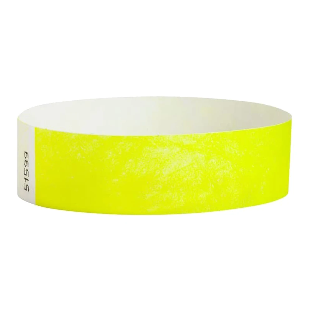500 Pcs Paper Wristbands Neon Event Wristbands Colored Wristbands Waterproof Paper Club Arm Bands (Yellow)
500 Pcs Paper Wristbands Neon Event Wristbands Colored Wristbands Waterproof Paper Club Arm Bands (Yellow)