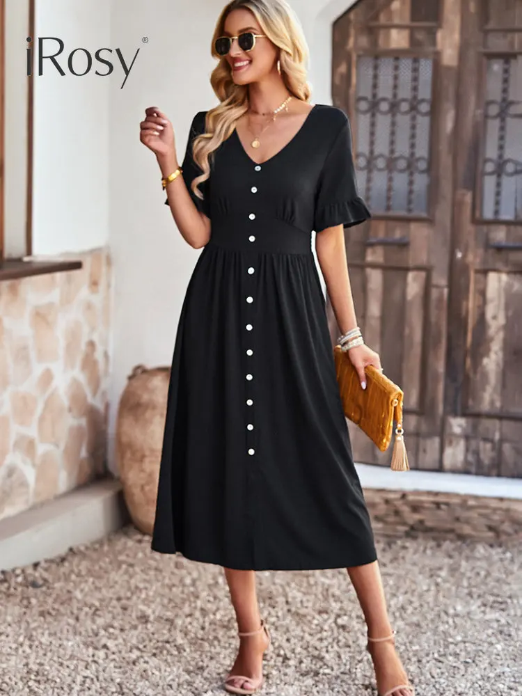 Summer Solid Color Dresses for Women 2023 V-Neck Short Sleeve Split A-Line Midi Dress Casual Office Home Dress Female Outfits
Summer Solid Color Dresses for Women 2023 V-Neck Short Sleeve Split A-Line Midi Dress Casual Office Home Dress Female Outfits