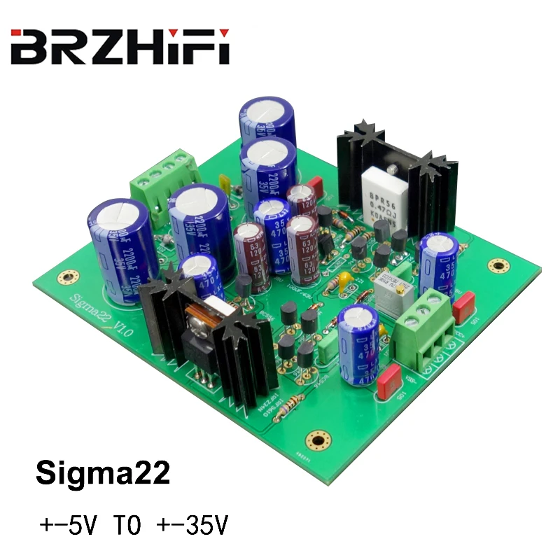 BREEZE Audio DIY Kit Sigma22 Board HiFi Ultra-low uV Noise DC Voltage Regulator Positive and Negative Servo Board
BREEZE Audio DIY Kit Sigma22 Board HiFi Ultra-low uV Noise DC Voltage Regulator Positive and Negative Servo Board