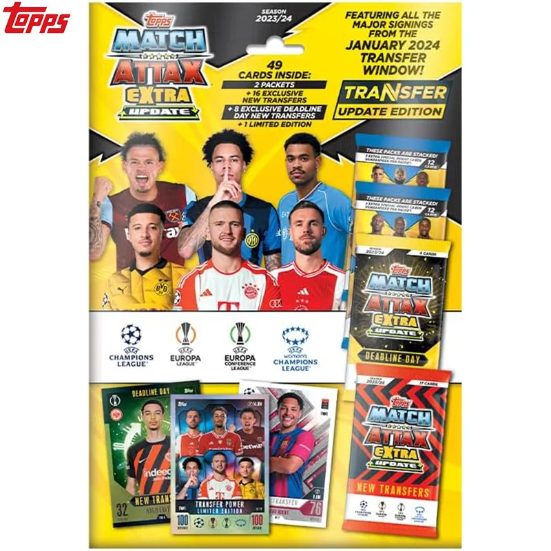 Topps Match Attax Extra 2024 обновленная версия Multipack 49 карт включая 16 новых трансферных вееров коллекционный подарок
Topps Match Attax Extra 2024 обновленная версия Multipack 49 карт включая 16 новых трансферных вееров коллекционный подарок
