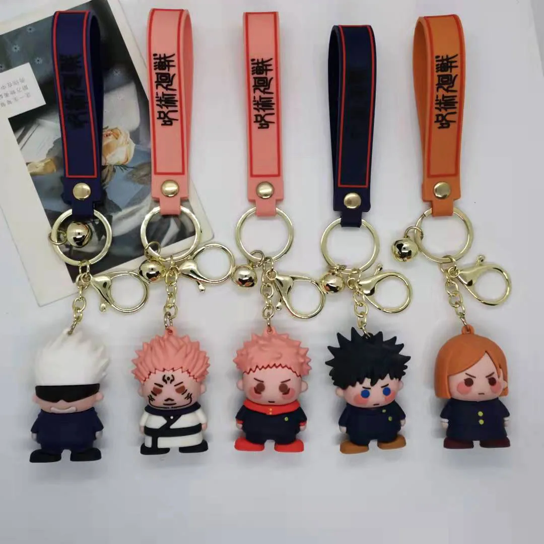 Japanese Anime Jujutsu Kaisen Original PVC Keychain Figure Model Toy Student Bag Pendent Key Rings For Girl Birthday Party Gift
Japanese Anime Jujutsu Kaisen Original PVC Keychain Figure Model Toy Student Bag Pendent Key Rings For Girl Birthday Party Gift