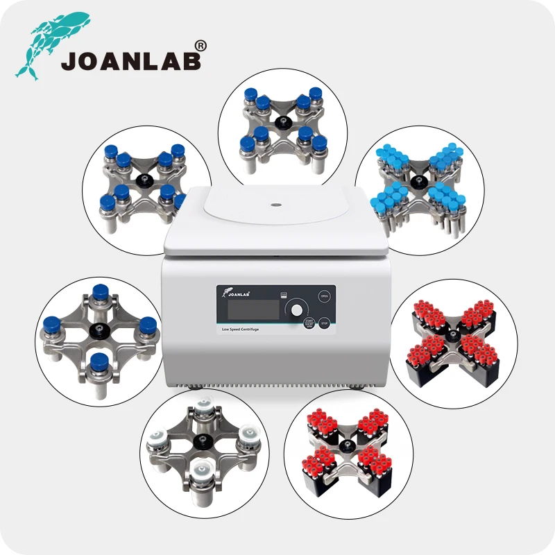 JOAN Lab LC5000H Low Speed Blood Swing Basket Centrifuge With Swing Rotor
JOAN Lab LC5000H Low Speed Blood Swing Basket Centrifuge With Swing Rotor